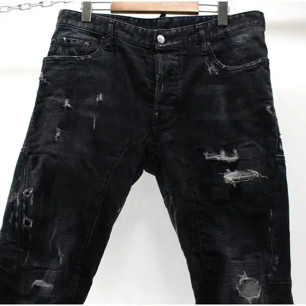 [BUNJANG] Dsquared2 ICON Slim Fit Vintage Stretch Jeans - Size 48 / 디스퀘어드2 ICON 남성48 B5949 슬림핏 빈티지 스판 청바지 데님