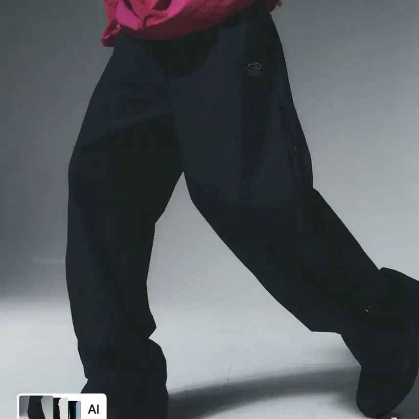 [BUNJANG] Travel Workshop Side Snap Pants Black Size S / 트래블 워크샵 사이드 스냅 팬츠 블랙 S사이즈