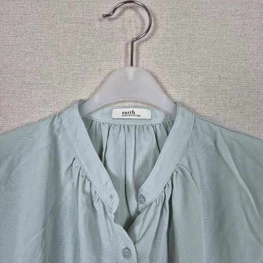 [BUNJANG] Light Mint Chiffon Blouse / 