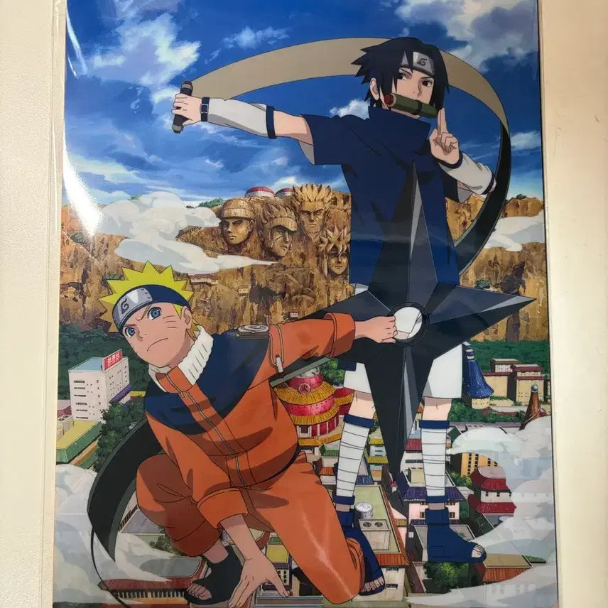 [BUNJANG] Naruto Official Art Book Clear File Bundle Set / 나루토 설정집 클리어파일(일괄)
