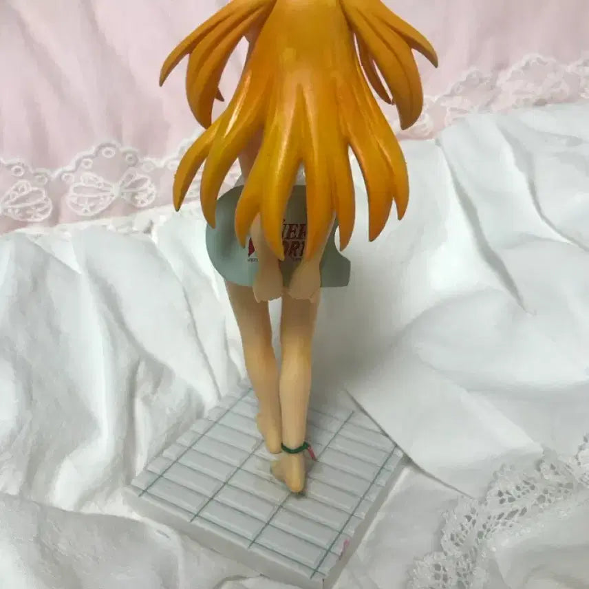 [BUNJANG] Evangelion Asuka Langley Soryu Classic Swimsuit Figure / 에반게리온 고전 아스카 수영복 피규어 고전미소녀
