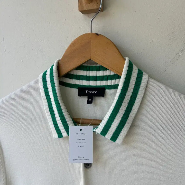 [BUNJANG] Theory Short Sleeve Polo Knit M / 16947 - 띠어리 반팔 카라 니트