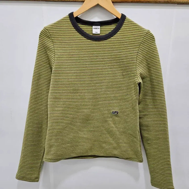 [BUNJANG] ENZOBLUES Striped Long Sleeve T-Shirt / ENZOBLUES 스트라이프 긴팔 티셔츠
