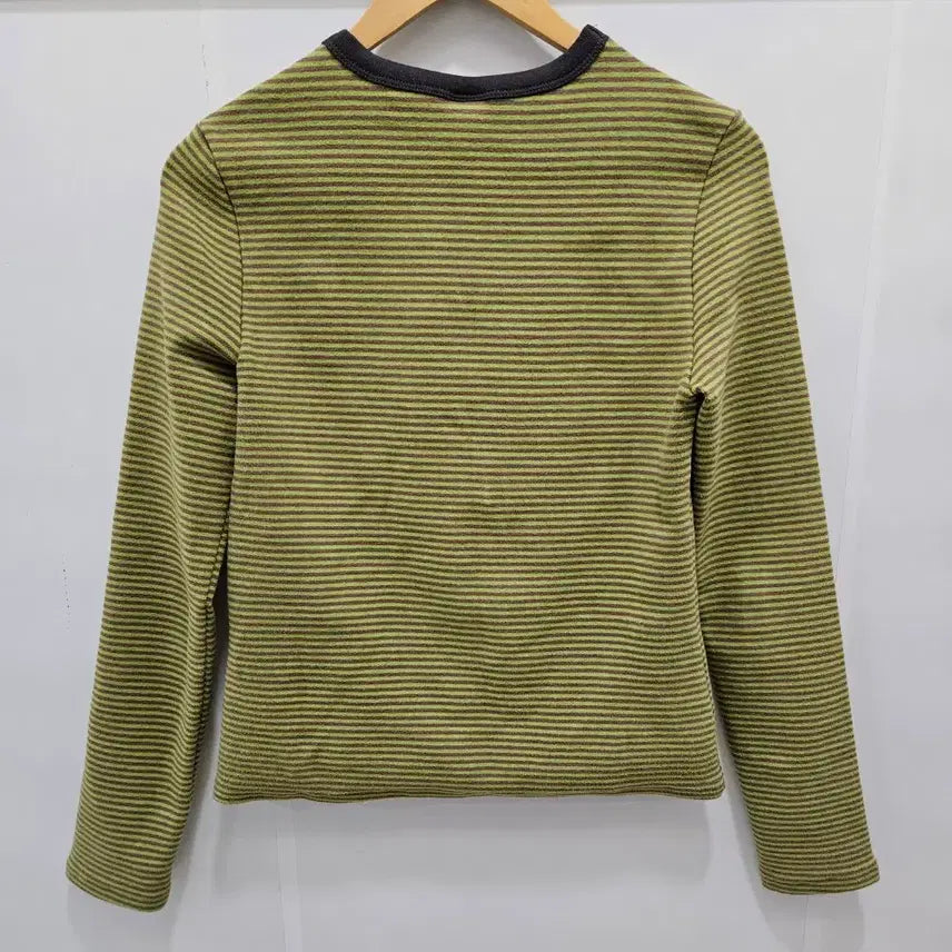 [BUNJANG] ENZOBLUES Striped Long Sleeve T-Shirt / ENZOBLUES 스트라이프 긴팔 티셔츠