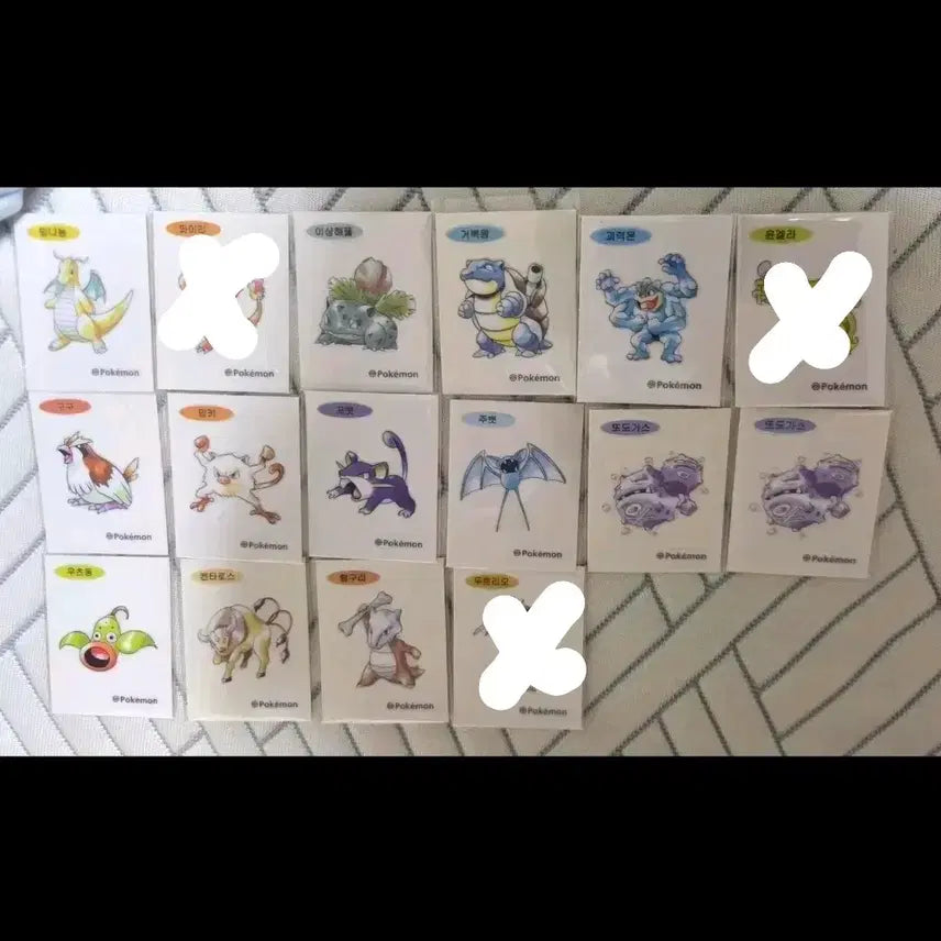 [BUNJANG] Pokemon Stickers / 포켓몬 띠부씰 교환 또는 판매합니다.