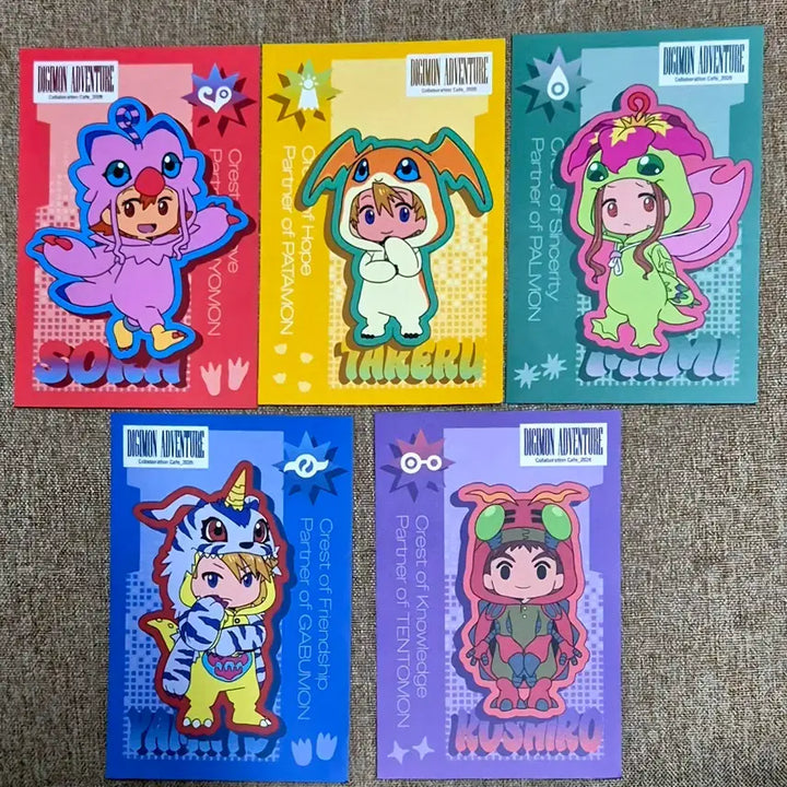 [BUNJANG] Digimon Collaboration Cafe Postcard Set / 디지몬 콜라보 카페 엽서
