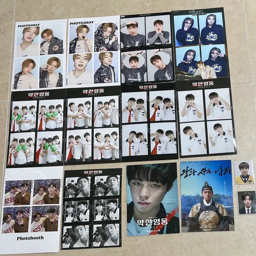 [BUNJANG] Park Jihoon Weak Hero Bundle Set Photo Cards / 일괄가격) 약한영웅 박지훈 포토사진 증사