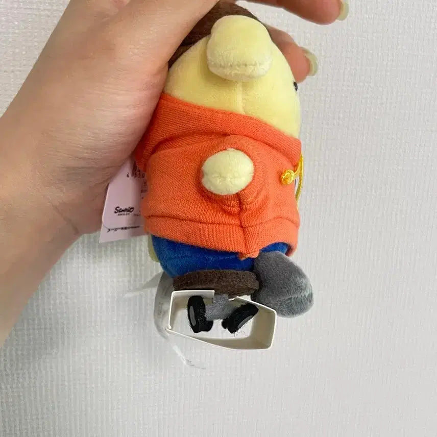 [BUNJANG] Sanrio Skateboard Series Pompompurin Mascot Plush Keychain / (새상품) 산리오 스케이트보드 시리즈 폼폼푸린 마스코트 인형 키링