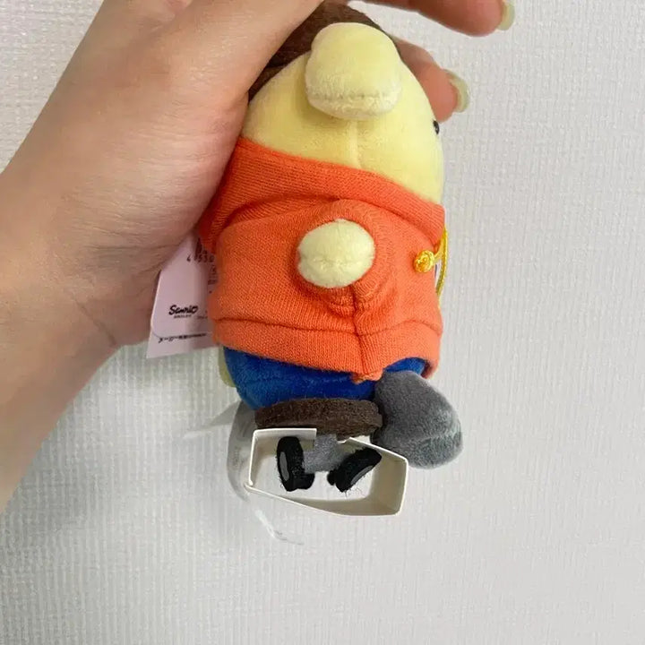 [BUNJANG] Sanrio Skateboard Series Pompompurin Mascot Plush Keychain / (새상품) 산리오 스케이트보드 시리즈 폼폼푸린 마스코트 인형 키링