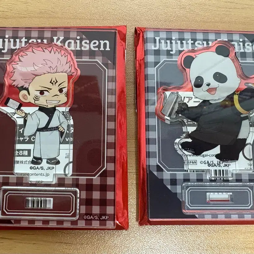 [BUNJANG] Jujutsu Kaisen Cafe Collaboration Acrylic Stand Sukuna Panda Bundle Set / 주술회전 카페콜라보 아크릴 스쿠나 판다 일괄