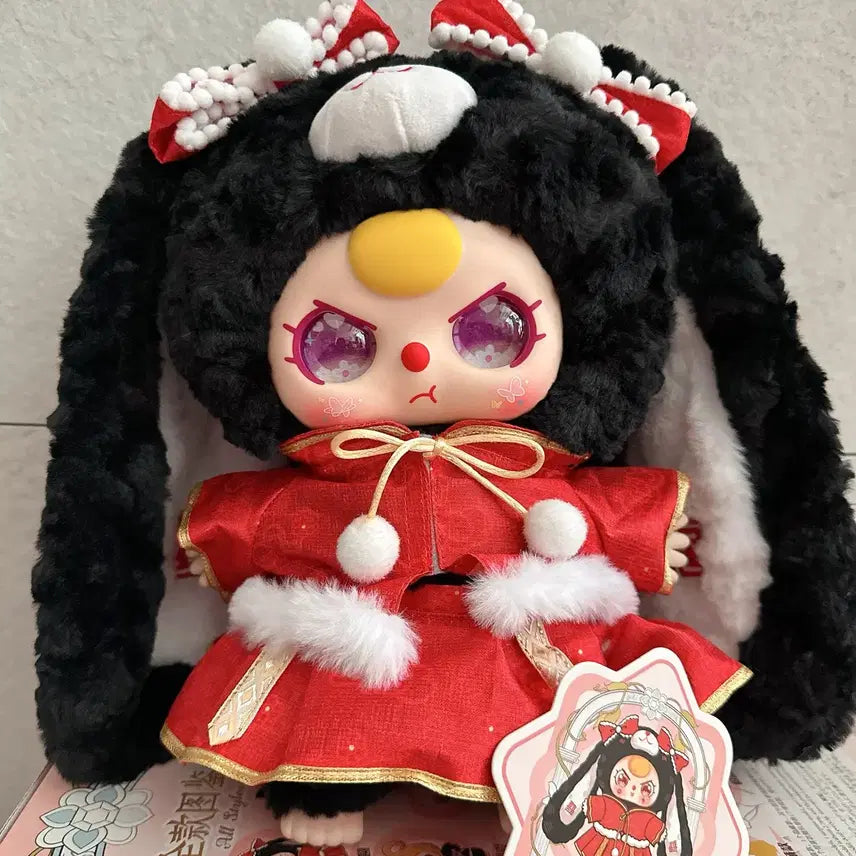 [BUNJANG] Bearbrick 400% Wedding Bride Black Rabbit / 베이비쓰리400% 웨딩 신부 검은토끼