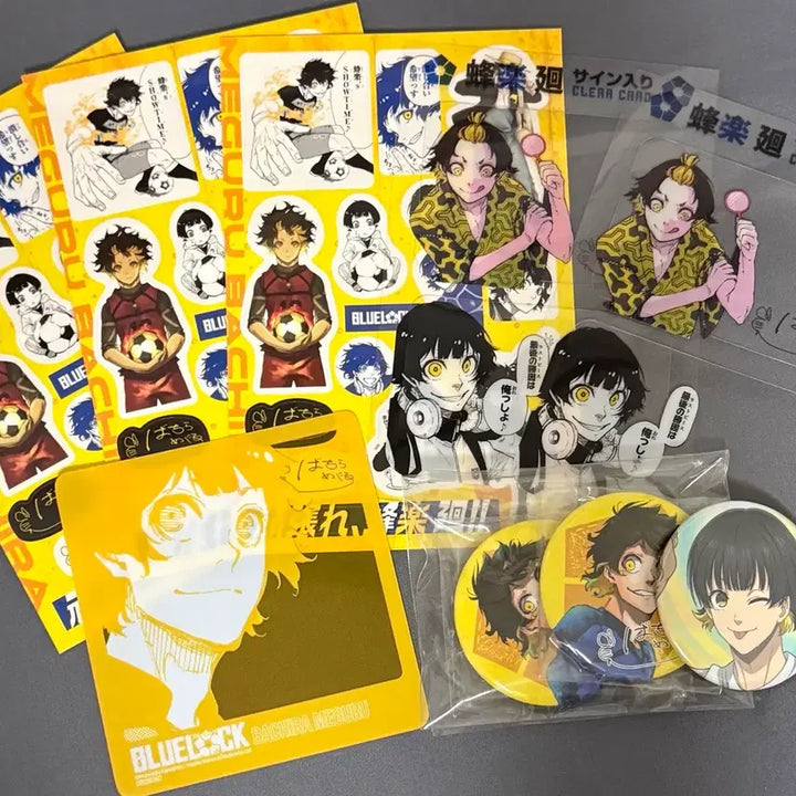 [BUNJANG] Blue Lock Bachira Special Edition Extra Goods Bundle Set - Can Badge, OS Pop-up Exclusive / 급전)블루록 바치라 특장판 특전, 캔뱃지 일괄