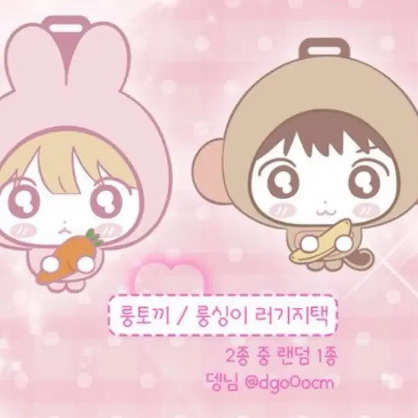 [BUNJANG] HaruA Lucky Draw Luggage Tag RongTokki / 하루아 생카 럭드 룽토끼 러기지택
