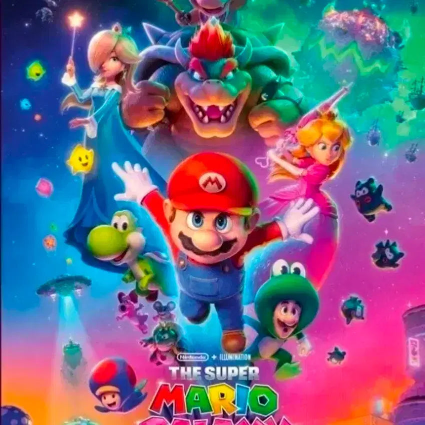 [BUNJANG] Super Mario Galaxy Dolby Poster Set / 슈퍼마리오 갤럭시 돌비포스터 외1종
