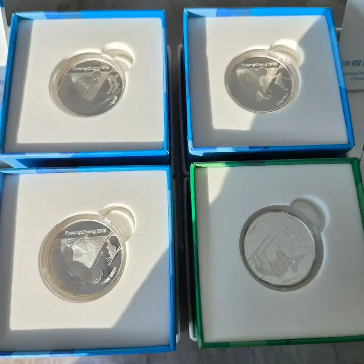 [BUNJANG] 2018 Pyeongchang Winter Olympics Commemorative Silver Coin Set / 평창 동계올림픽 기념 은화4종 프루프은화
