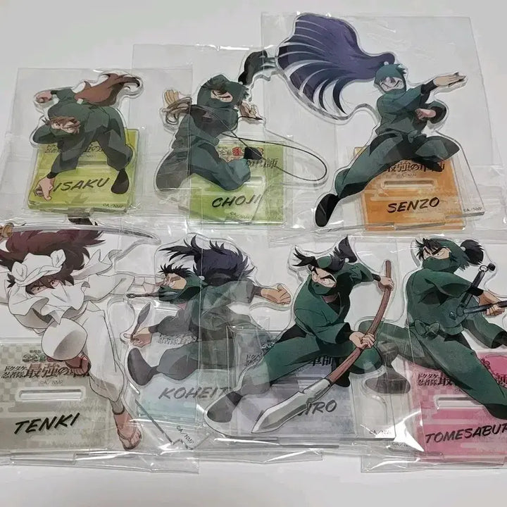 [BUNJANG] Nintama Nendoroid Rantarou 6th Graders + Tenki Acrylic Stand Set (7 Types, Sealed) / 닌타마 도최군 6닌+텐키 아크릴 스탠드 7종 미개봉 판매