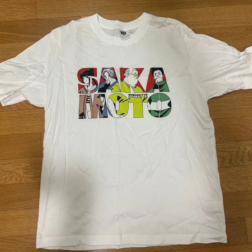 [BUNJANG] Sakamoto Days Collaboration Short Sleeve T-Shirt / 사카모토 데이즈 반팔 지유