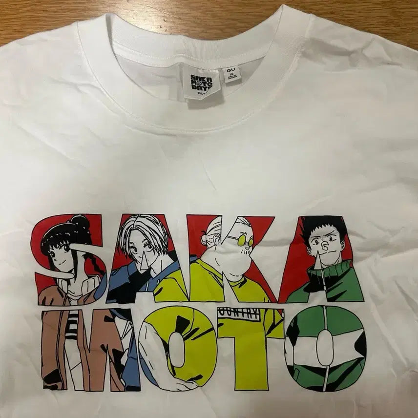 [BUNJANG] Sakamoto Days Collaboration Short Sleeve T-Shirt / 사카모토 데이즈 반팔 지유