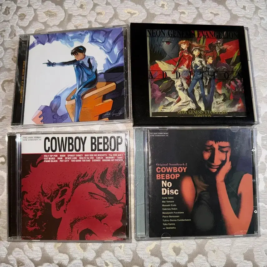 [BUNJANG] Evangelion &amp; Cowboy Bebop OST CDs (Individual) / 에반게리온, 카우보이 비밥 OST 음반 CD 개별 반택포