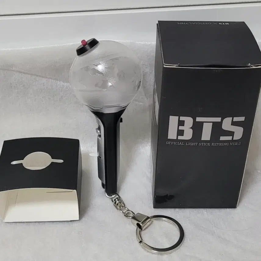 [BUNJANG] BTS Official Lightstick Keyring Ver.2 Ring / BTS 공식 응원봉 키링 Ver.2, 반지
