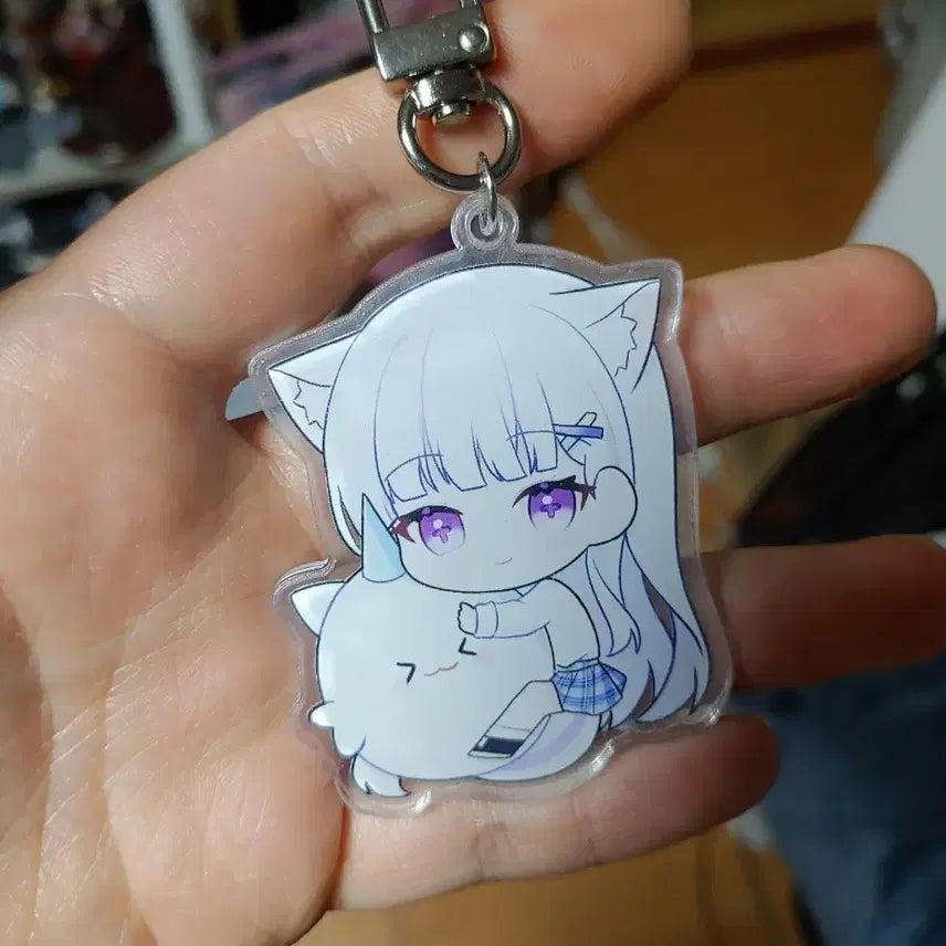 [BUNJANG] Stellive Ayatsuno Yuni Acrylic Keyring / 스텔라이브 아야츠노 유니 비공굿 아크릴 키링판매