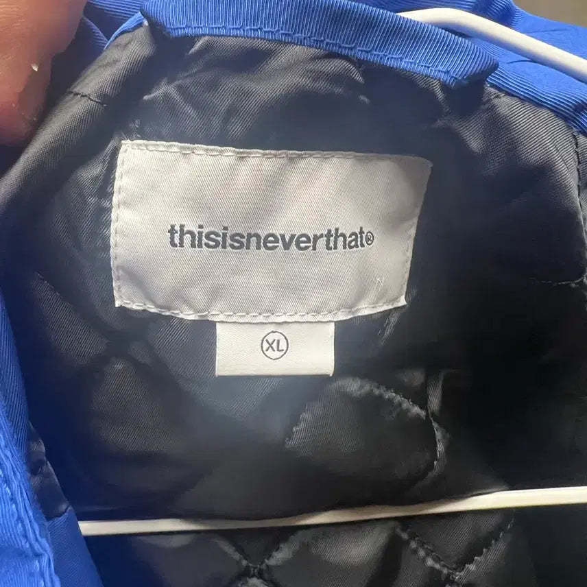 [BUNJANG] thisisneverthat Blue Bomber Jacket / 디스이즈네버댓 봄버자켓