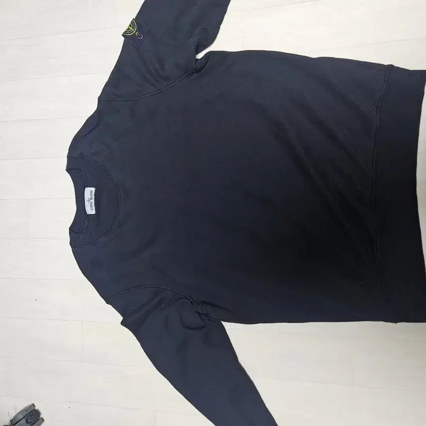 [BUNJANG] Stone Island Black Sweatshirt / 스톤아일랜드 블랙 맨투맨