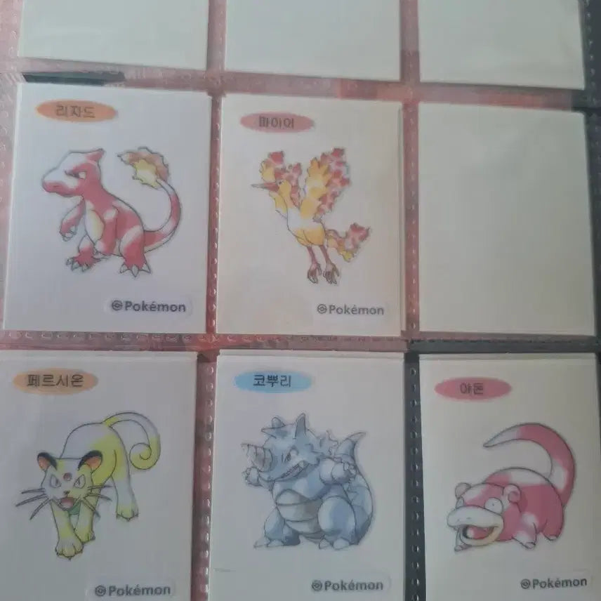 [BUNJANG] Pokemon Artwork Various Ttibu-seal Stickers / 사진 외에도 계속 업데이트) 포켓몬 아트워크 여러가지 띠부씰 판매합니다