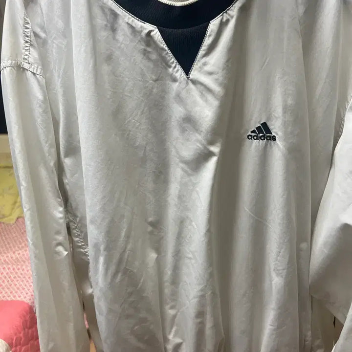 [BUNJANG] Adidas Old School Nylon Sweatshirt / 아디다스 올드스쿨 나일론 맨투맨