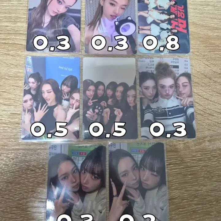 [BUNJANG] Meowvv Ella Photocard Bundle Set (Burning Up, Support Stick, TBL Unit) / 미야오 엘라 포카 양도(meovv, 특전, 버닝업, 응원봉,tbl 유닛)