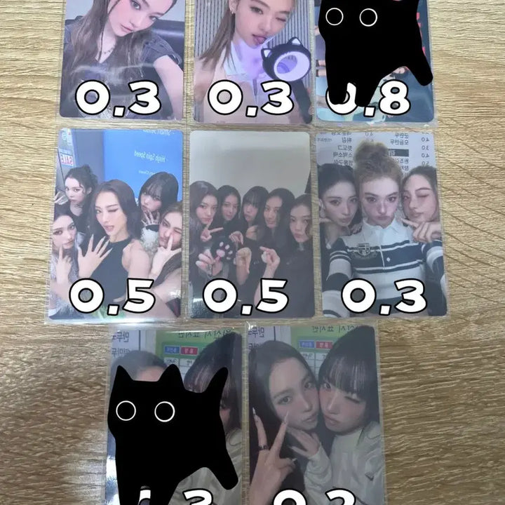 [BUNJANG] Meowvv Ella Photocard Bundle Set (Burning Up, Support Stick, TBL Unit) / 미야오 엘라 포카 양도(meovv, 특전, 버닝업, 응원봉,tbl 유닛)