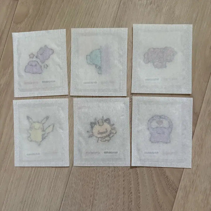 [BUNJANG] Colorgram Pokemon Sticker Pack / 올리브영 포켓몬 컬러그램 띠부실 6장