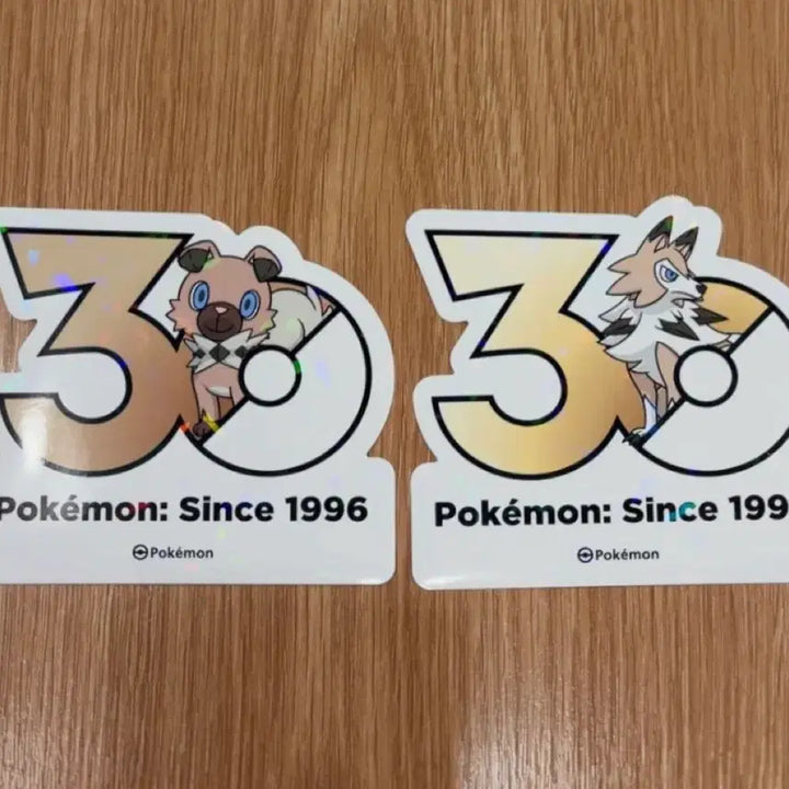 [BUNJANG] Pokemon 30th Anniversary Lunalugy Set Sticker / 암멍이 루가루암 세트 포켓몬 30주년 기념 스티커