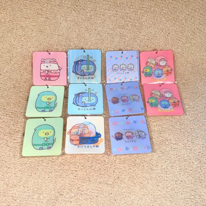 [BUNJANG] Sumikko Gurashi Shirokuma Ninja Lenticular Keychain / 스밋코구라시 시로쿠마 닌자 렌티큘러 키링