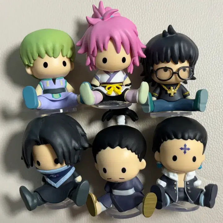 [BUNJANG] Hunter x Hunter Puc-Puc Phantom Troupe Figures Bundle Set (Opened) / 헌터헌터 페타돌 피규어 환영여단편 개봉품 일괄판매