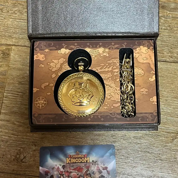 [BUNJANG] Cookie Run Kingdom Compass Pocket Watch / 반택포)쿠키런 킹덤 쿠킹덤 나침반 회중시계