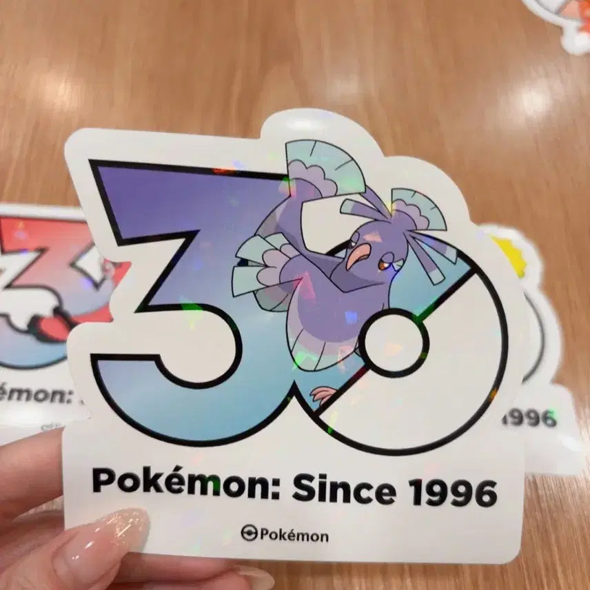 [BUNJANG] Pokemon 30th Anniversary Sticker Set (4 Types) / 춤추새 4종세트 포켓몬 30주년 기념 스티커