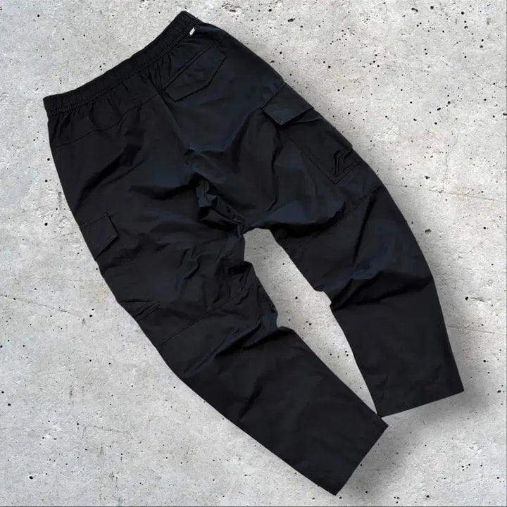 [BUNJANG] Nike Black Cotton Cargo Pants / [M] 나이키 블랙 코튼 카고 바지 팬츠 E40