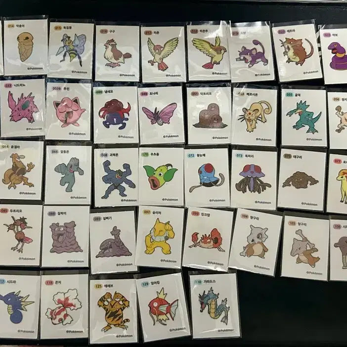 [BUNJANG] Pokémon Gen 1 51 Sticker Set / 포켓몬1세대 띠부씰 일괄판매합니다~