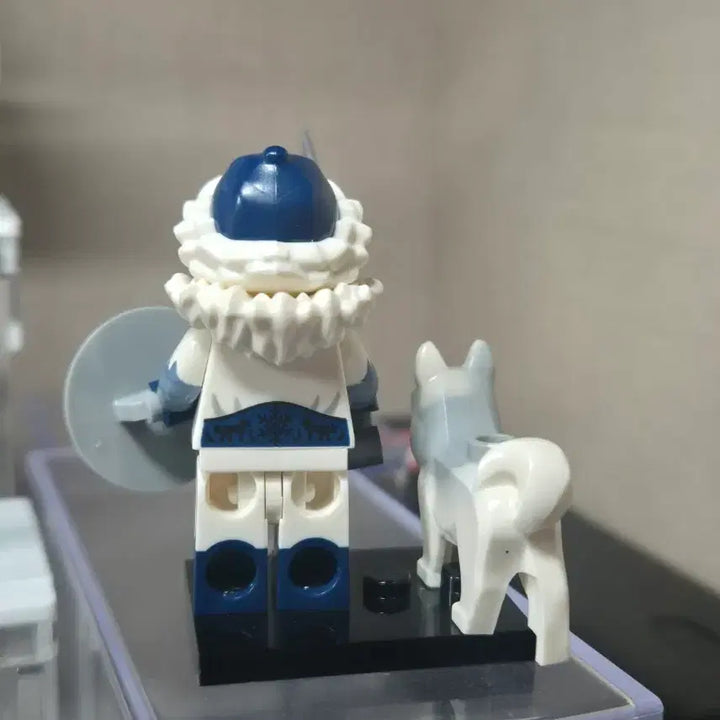 [BUNJANG] LEGO Minifigure Winter Samurai + Wolf / 레고 미니피겨 겨울 사무라이 + 늑대