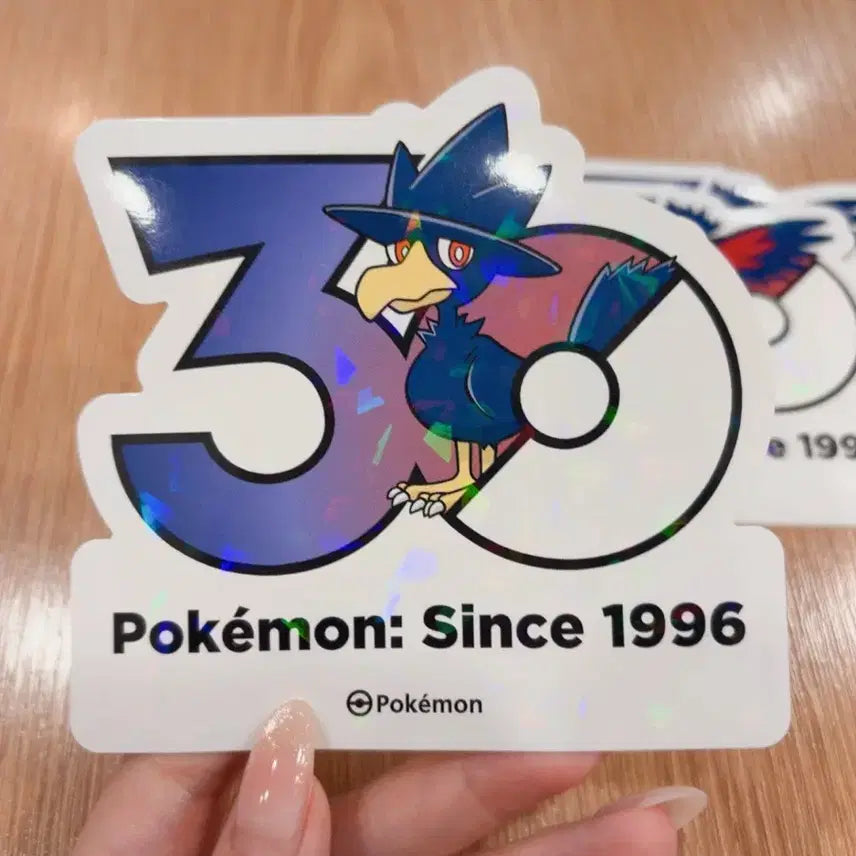 [BUNJANG] Nirou Donkrow Pokemon 30th Anniversary Sticker Set / 니로우 돈크로우 세트 포켓몬 30주년 기념 스티커