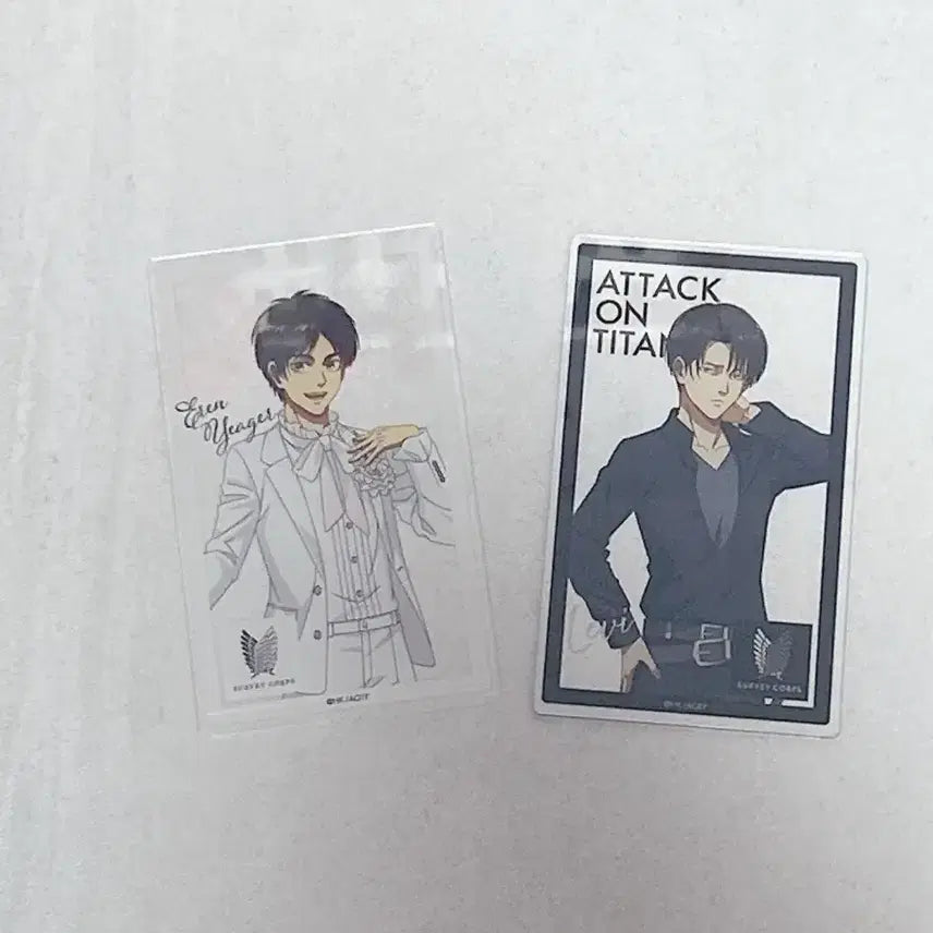 [BUNJANG] Attack on Titan Eren Yeager Levi Acrylic Stand / 진격의 거인 에렌 예거 리바이 아크릴