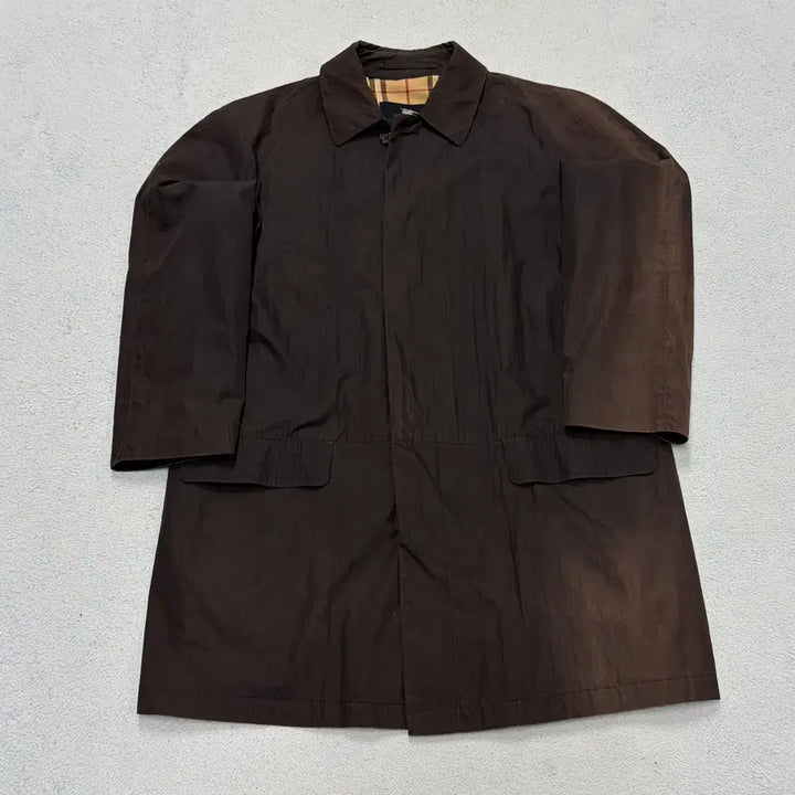 [BUNJANG] Burberry Authentic Black Tie-Dye Trench Coat / 105) 정품 버버리 블랙 타이다이 트렌치 코트