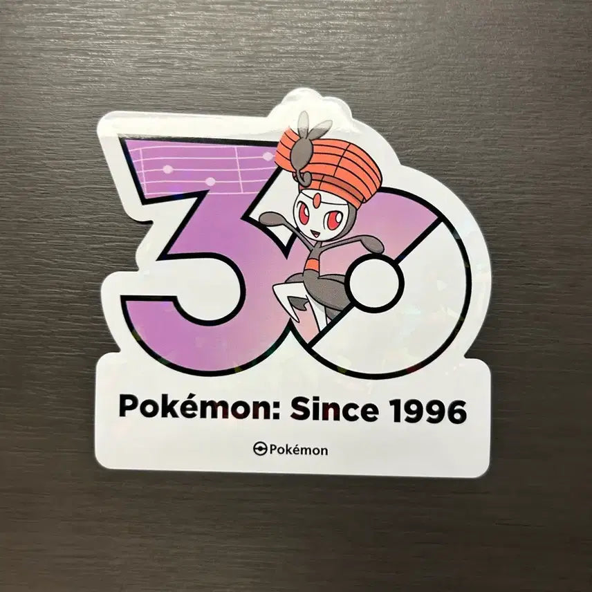 [BUNJANG] Merowea 30th Anniversary Pokemon Step Form Stickers / 메로엣타 스텝폼 포켓몬 30주년 스티커