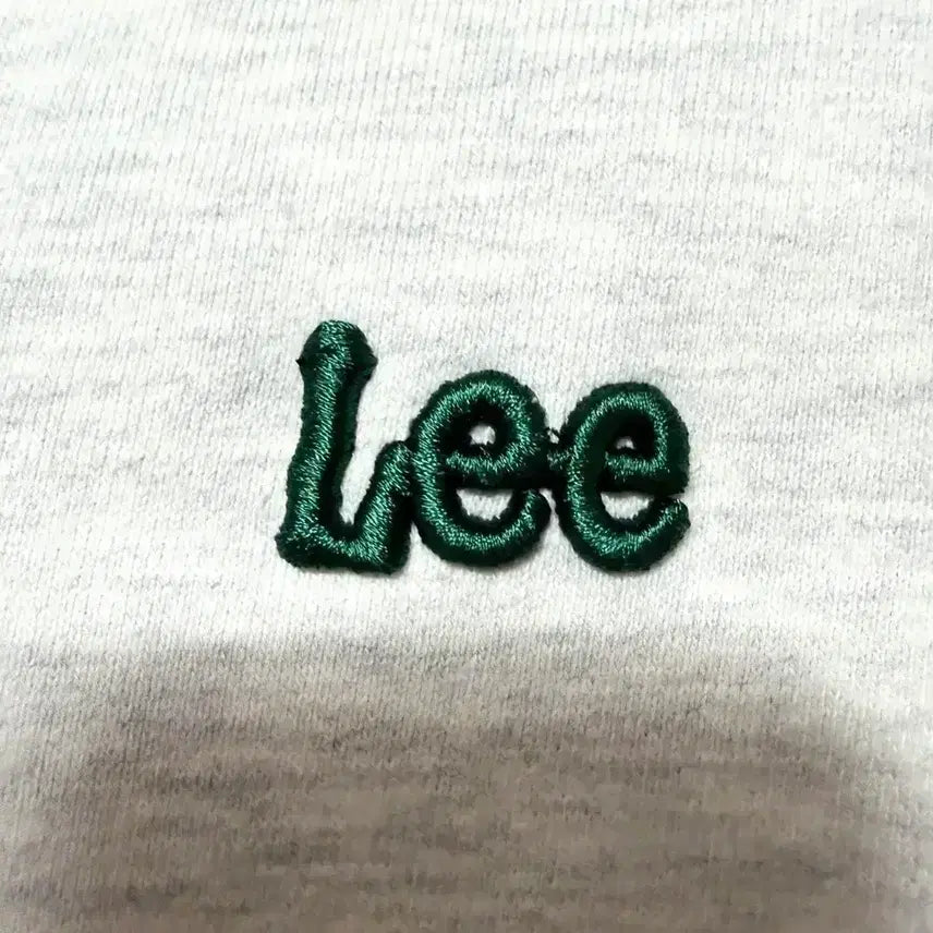 [BUNJANG] Lee Small Logo Half-Zip Sweatshirt Oversized Fit / [S,90]Lee 스몰로고 반집업 맨투맨 오버핏
