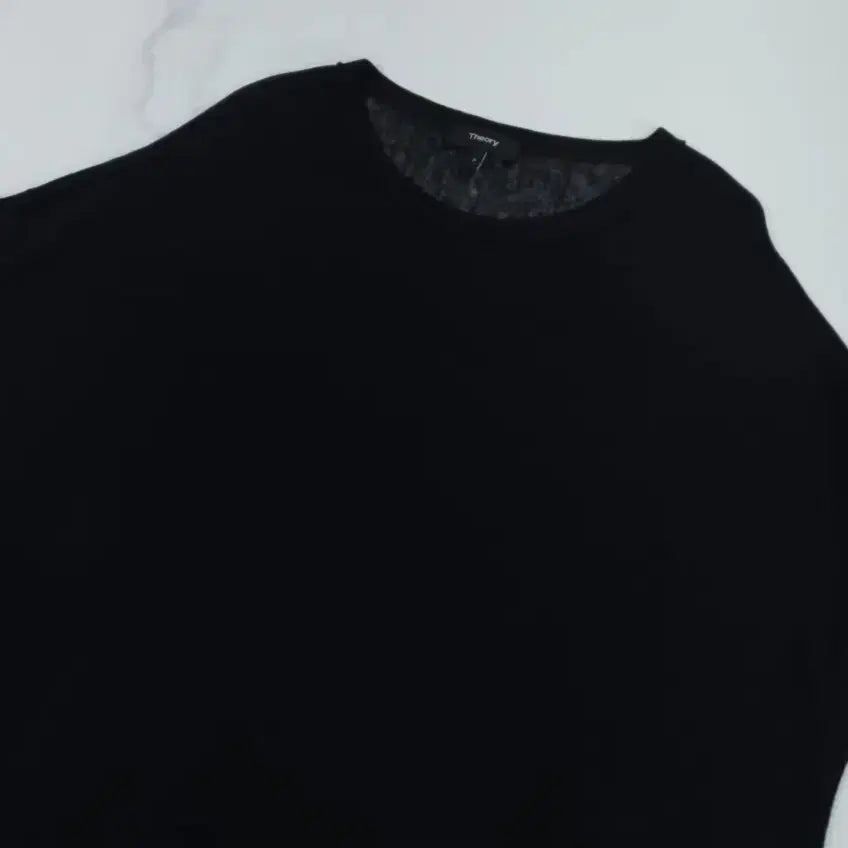 [BUNJANG] Theory Black See-Through Knit Top (Size P) / 띠어리 블랙 시스루 니트 P(~77)