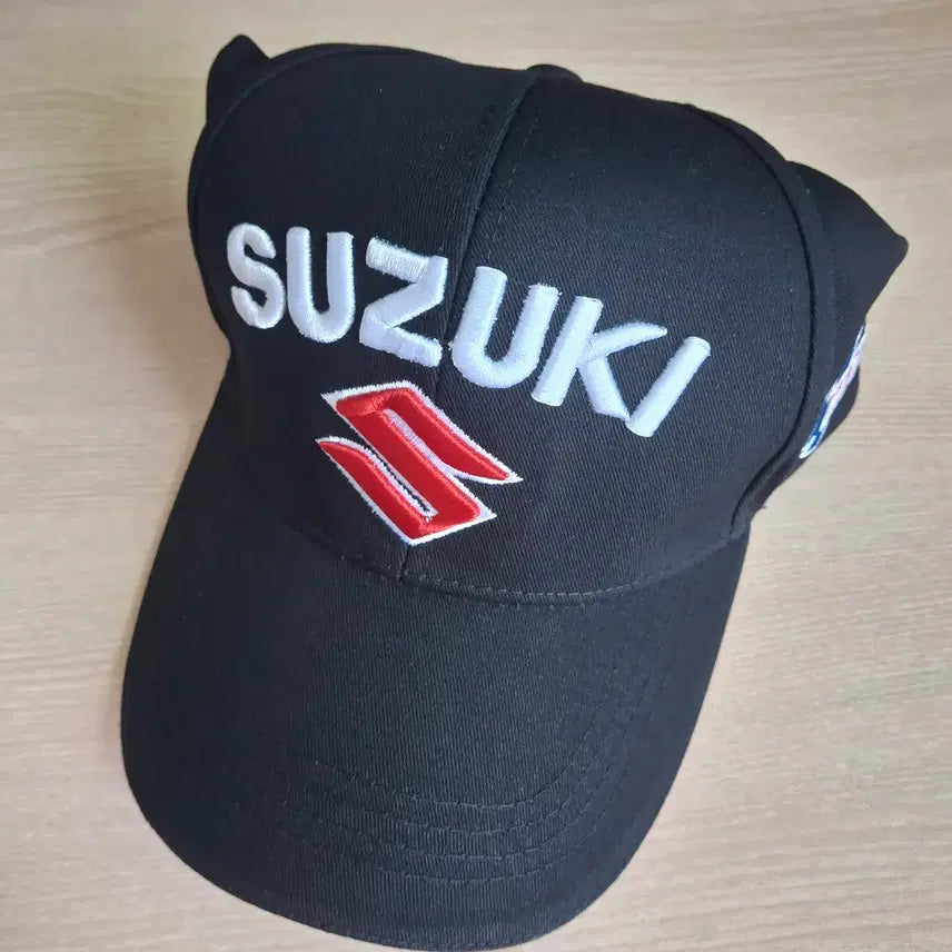 [BUNJANG] Suzuki Racing Team Embroidered Logo Baseball Cap / 레이싱 모자 스즈키 팀 자수 로고 야구모자 라이딩 볼캡