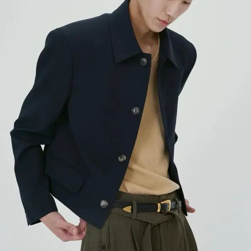 [BUNJANG] Recto Wool Blend Short Jacket L / 렉토 울 블렌드 숏 자켓 L