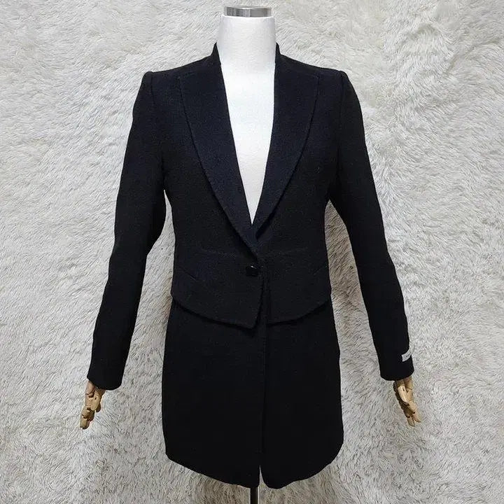 [BUNJANG] SJSJ Cashmere Blend Handmade Wool Coat / SJSJ 캐시미어 핸드메이드 정품 여자 앙고라 여성모직코트자켓82