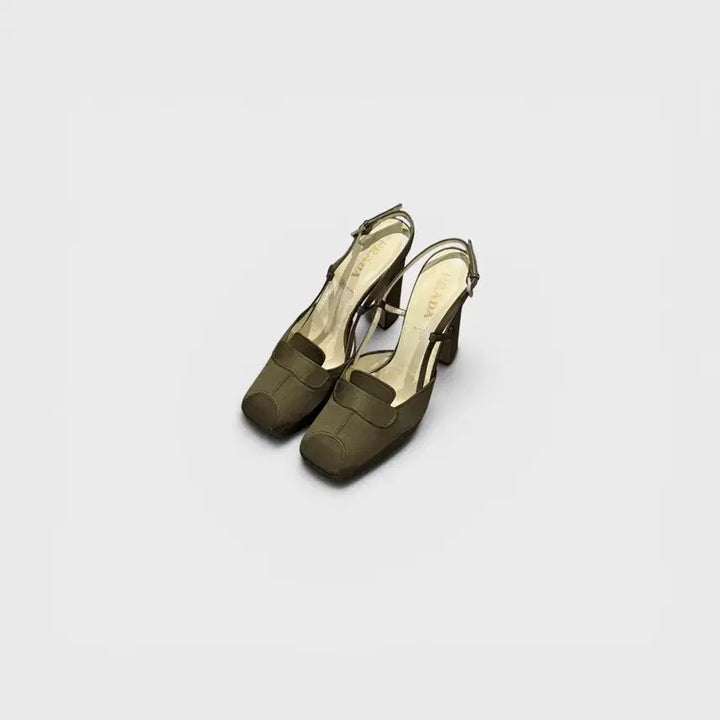 [BUNJANG] Prada Leather Satin Shoes / Prada shoes